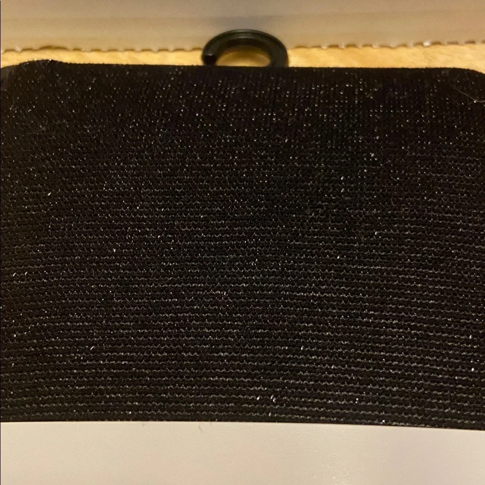 Mixit Black Lurex Metallic Opaque Fashion Footed Tights Size Medium. - Picture 2 of 4